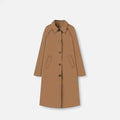 Heritage Loose Single Breasted Long Trench Coat for Women