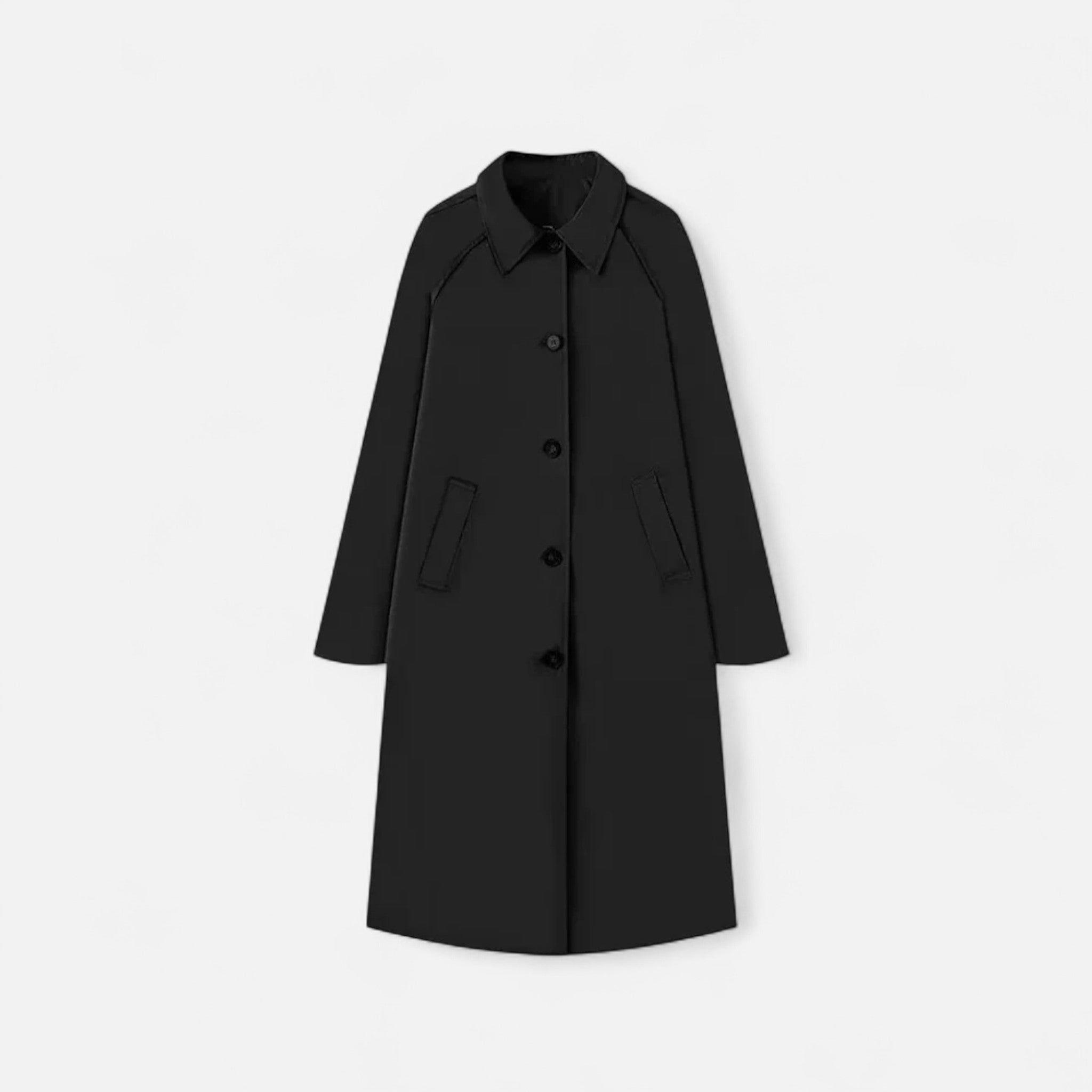 Heritage Loose Single Breasted Long Trench Coat for Women